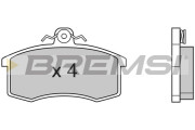 BP2333 Sada brzdových platničiek kotúčovej brzdy BREMSI