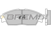 BP2350 Sada brzdových platničiek kotúčovej brzdy BREMSI