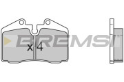 BP2399 Sada brzdových platničiek kotúčovej brzdy BREMSI