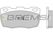BP2401 Sada brzdových platničiek kotúčovej brzdy BREMSI