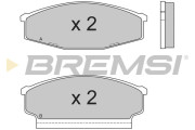 BP2408 Sada brzdových platničiek kotúčovej brzdy BREMSI