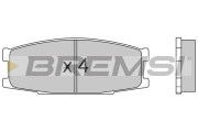 BP2434 Sada brzdových platničiek kotúčovej brzdy BREMSI