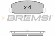 BP2448 Sada brzdových platničiek kotúčovej brzdy BREMSI