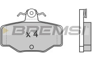 BP2471 Sada brzdových platničiek kotúčovej brzdy BREMSI