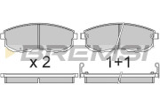 BP2569 Sada brzdových platničiek kotúčovej brzdy BREMSI