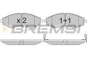BP2834 Sada brzdových platničiek kotúčovej brzdy BREMSI