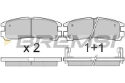 BP3038 Sada brzdových platničiek kotúčovej brzdy BREMSI