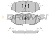 BP3211 Sada brzdových platničiek kotúčovej brzdy BREMSI
