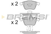 BP3301 Sada brzdových platničiek kotúčovej brzdy BREMSI