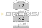 BP3354 Sada brzdových platničiek kotúčovej brzdy BREMSI