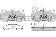 BP3911 Sada brzdových platničiek kotúčovej brzdy BREMSI