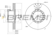 CD5162V Brzdový kotúč BREMSI