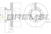 CD5187V Brzdový kotúč BREMSI