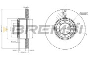 CD5320V Brzdový kotúč BREMSI