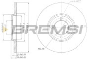 CD6023S Brzdový kotúč BREMSI