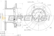 CD6089S Brzdový kotúč BREMSI