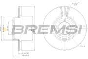 CD6164V Brzdový kotúč BREMSI