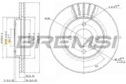 CD6207V Brzdový kotúč BREMSI