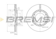 CD6218V Brzdový kotúč BREMSI