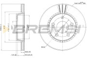 CD6519V Brzdový kotúč BREMSI