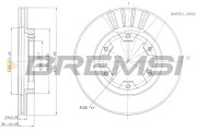 CD6660V Brzdový kotúč BREMSI