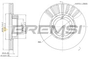 CD6808V Brzdový kotúč BREMSI