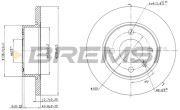 CD6813S Brzdový kotúč BREMSI