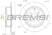 CD6869S Brzdový kotúč BREMSI