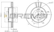 CD7005V Brzdový kotúč BREMSI