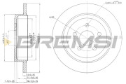 CD7026S Brzdový kotúč BREMSI