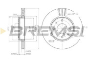 CD7068V Brzdový kotúč BREMSI