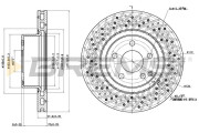 CD7121V Brzdový kotúč BREMSI