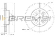 CD7132V Brzdový kotúč BREMSI