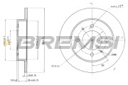 CD7176S Brzdový kotúč BREMSI