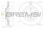 CD7240V Brzdový kotúč BREMSI