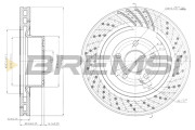 CD7248V Brzdový kotúč BREMSI