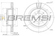 CD7301V Brzdový kotúč BREMSI