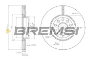 CD7305V Brzdový kotúč BREMSI