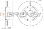 CD7372V Brzdový kotúč BREMSI