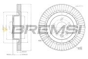 CD7432V Brzdový kotúč BREMSI