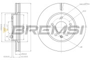 CD7625V Brzdový kotúč BREMSI