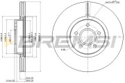 CD7649V Brzdový kotúč BREMSI