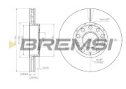 CD7706V Brzdový kotúč BREMSI