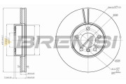 CD7714V Brzdový kotúč BREMSI