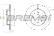 CD7774V Brzdový kotúč BREMSI