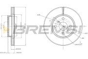 CD7779V Brzdový kotúč BREMSI