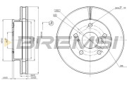 CD7782V Brzdový kotúč BREMSI