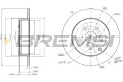 CD7881S Brzdový kotúč BREMSI