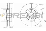 CD7904V Brzdový kotúč BREMSI