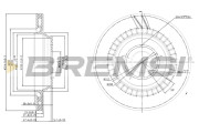 CD7906V Brzdový kotúč BREMSI